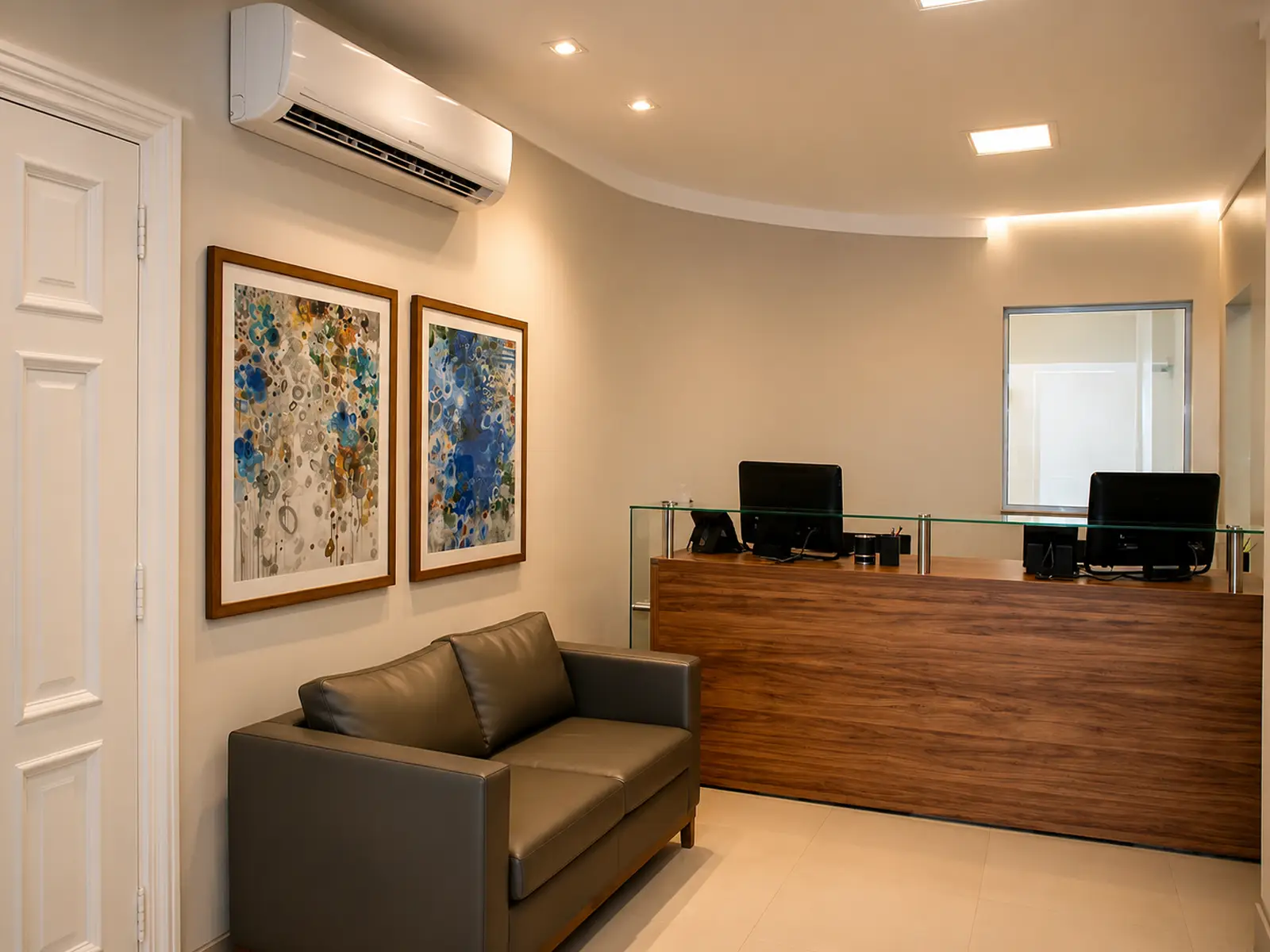 Espaço do consultório do Dr. Leonardo Marques